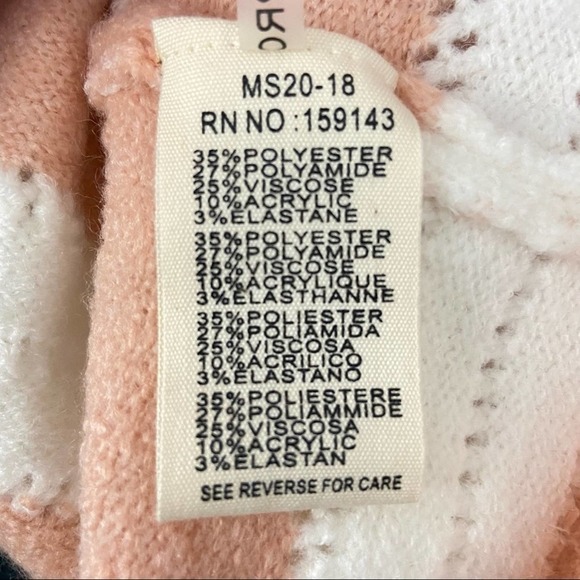 FRNCH Paris Nadiege Striped Boxy Sweater M/L NWT w/ FLAW - Picture 11 of 12